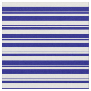 Vit och blå Färgad stripe Mönster Tyg