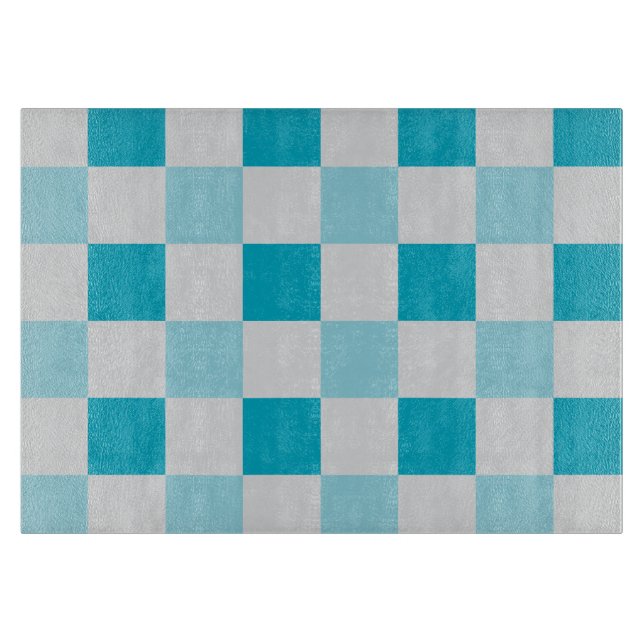 Vit och blå kontrollpanel Mönster (Framsidan)