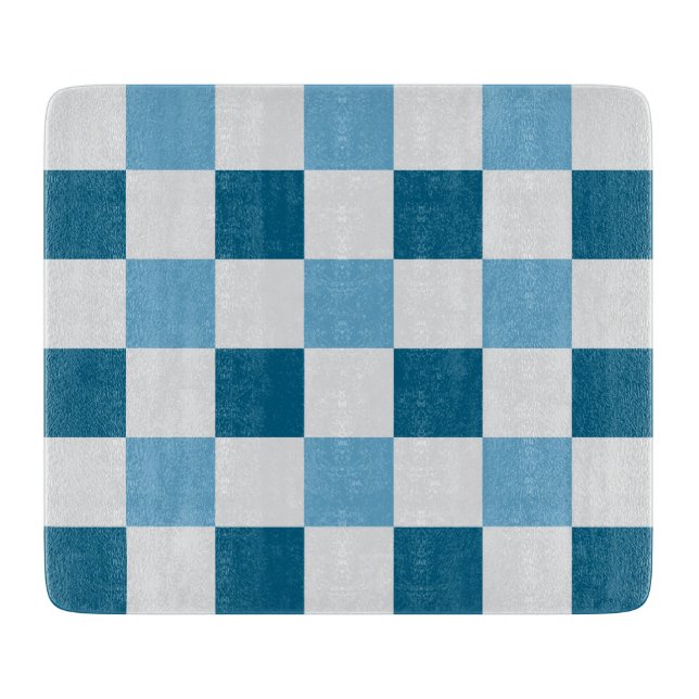 Vit och blå kontrollpanel Mönster (Framsidan)