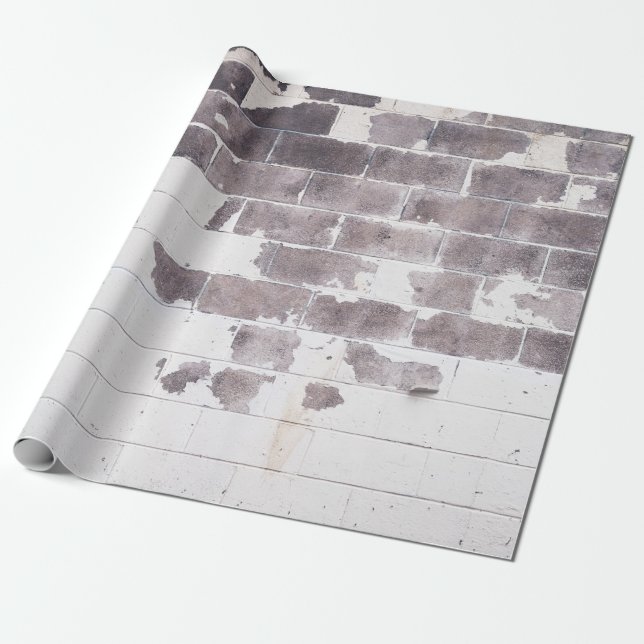 Vit och brun betongvägg presentpapper (Utrullad)