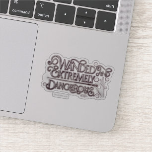 Vit och extremt farlig grafik - vit klistermärken