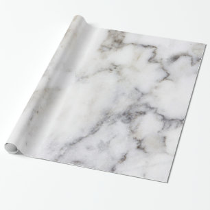 Vit och grå falsk marmor presentpapper