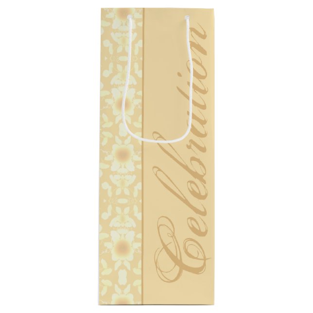 Vit och grädda Blommigt (Framsidan)