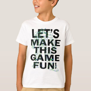 Vit och grön linjekonst T-shirt design
