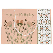 Vit och Grönt i mjuka persikor