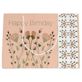 Vit och Grönt i mjuka persikor