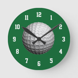 Vit- och gröntGolf tar tid på Rund Klocka