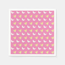 Vit och lätt Gult Butterflies Flies Rosa