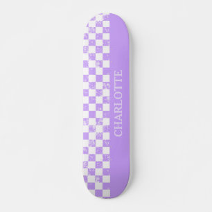 Vit och Lilac-kontrollerad Skateboard