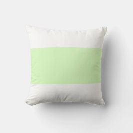 Vit och limegrön pastellbar-design kudde