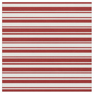 Vit och Mörk Röd Färgad stripe Mönster Tyg