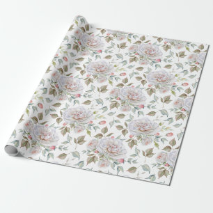Vit och Rosa Ro-design Presentpapper