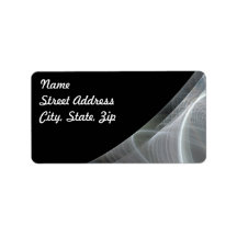 Vit och svart Adress-streck, baksida