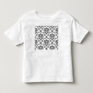 Vit och svart Damask Tröja