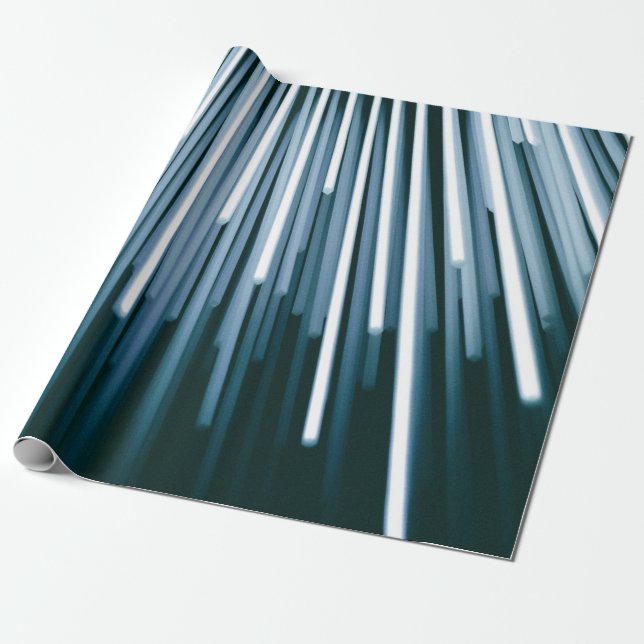 Vit och svart digital presentpapper (Utrullad)