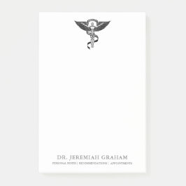 Vit och svart för Chiropractickontorspersonlig Post-it Block