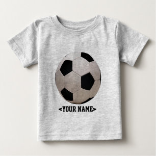 Vit och svart fotbolls-buss t-shirt