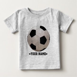 Vit och svart fotbolls-buss t-shirt