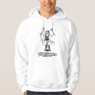 vit och svart hoob hoodie