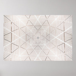 Vit och svart illustration poster