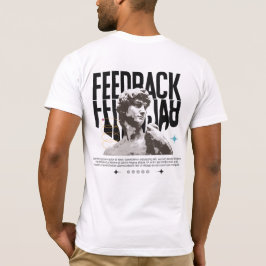 Vit och svart minimalistisk t shirt