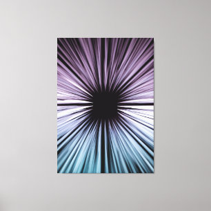 Vit och svart optisk Illusion Canvas Wall Art