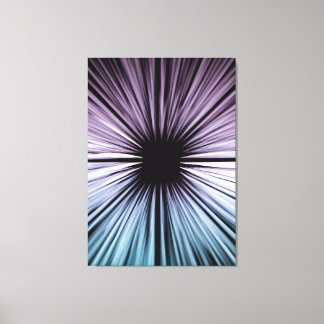 Vit och svart optisk Illusion Canvas Wall Art