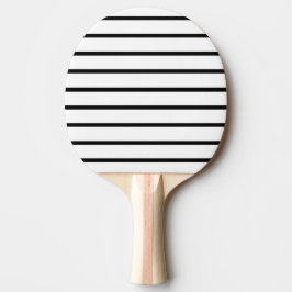 Vit och svart randig design pingisracket