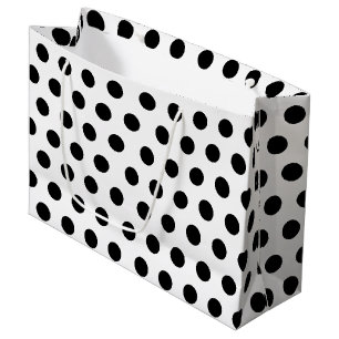 Vit och svart, stort medium-Polka-punkt Party
