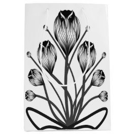 Vit och svart Tulip Owlsprey H&S presentpåse