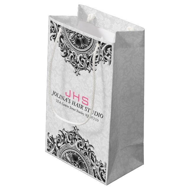 Vit och svart Vintage (Baksidan Vinklad)