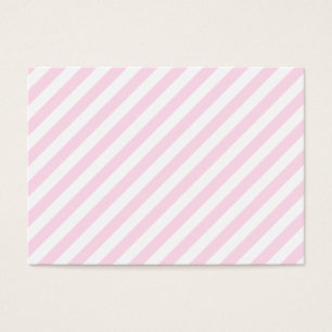 Vit och tänder - rosa Stripes. Visitkort