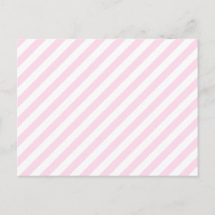 Vit och tänder - rosa Stripes. Vykort