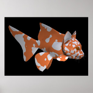Vit Orange Catfish Poster
