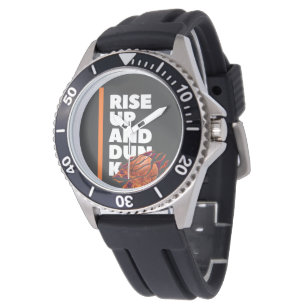 Vit Orange Stiga upp upp- och segmentbevakning Armbandsur