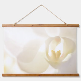 Vit Orchid Design Wood Topped Wall Tapestry