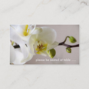 Vit Orchid ・ Placera kort