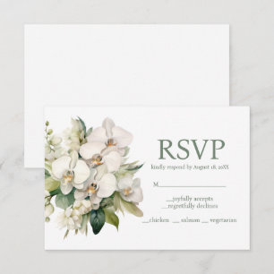 Vit Orchids Menu Choices OSA Responcard Kort