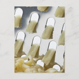 vit ost, cheddar, rostfri ostgrater vykort