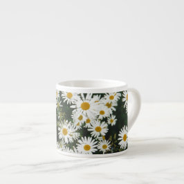 Vit Oxeye-Daisy, Måne Daisy Meadow Espressomugg