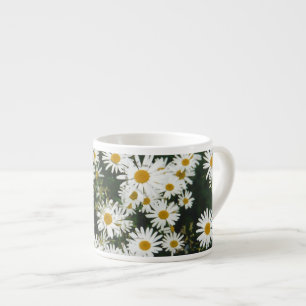 Vit Oxeye-Daisy, Måne Daisy Meadow Espressomugg