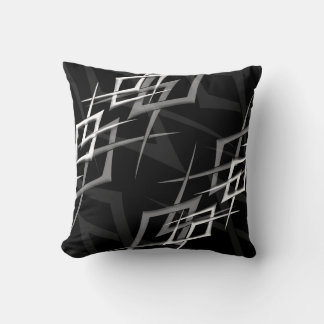 Vit på Black "Thorn" Pillow Kudde