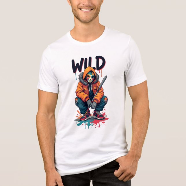 "Vit på gatorna" T Shirt (Framsida)