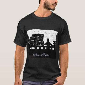 Vit på nätterna tee shirt