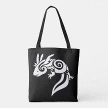 Vit på svart stam- AxolotlmexikanSalamander