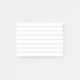 Vit papper post-it block