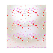 Vit pärleffekt med hjärta