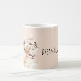 Vit Pers Pekannkatt Kaffemugg