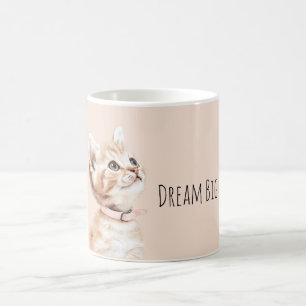 Vit Pers Pekannkatt Kaffemugg
