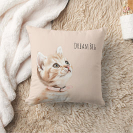 Vit Pers Pekannkatt Kudde